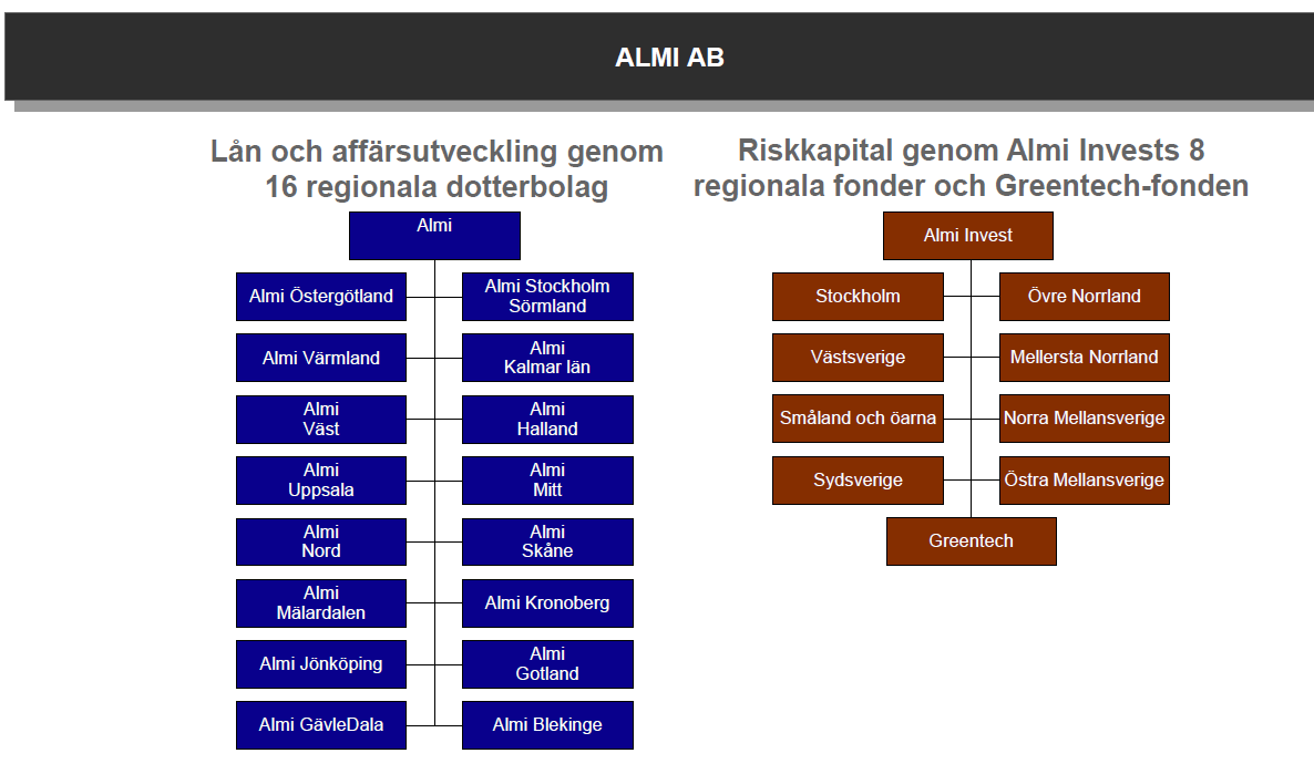 Organisation Och Ledning - Almi